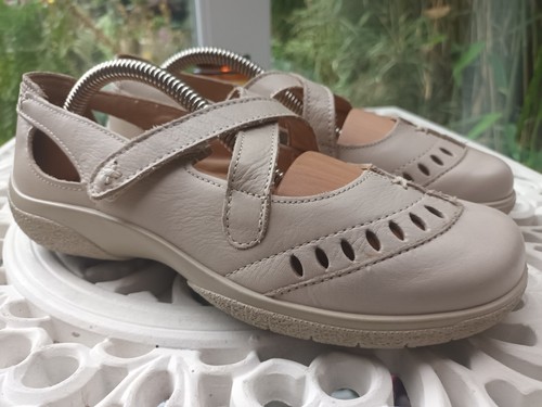 Hotter lulu cream real leather - lulu,